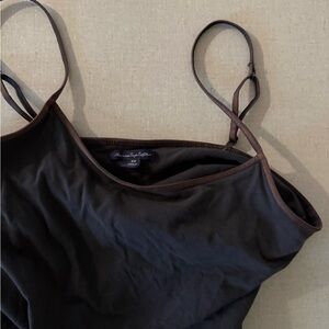 vtg american eagle dark grey tank